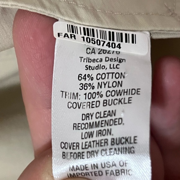 NWT NILI LOTAN Tanner Trench Coat in Eggshell Size Small - Picture 9 of 16